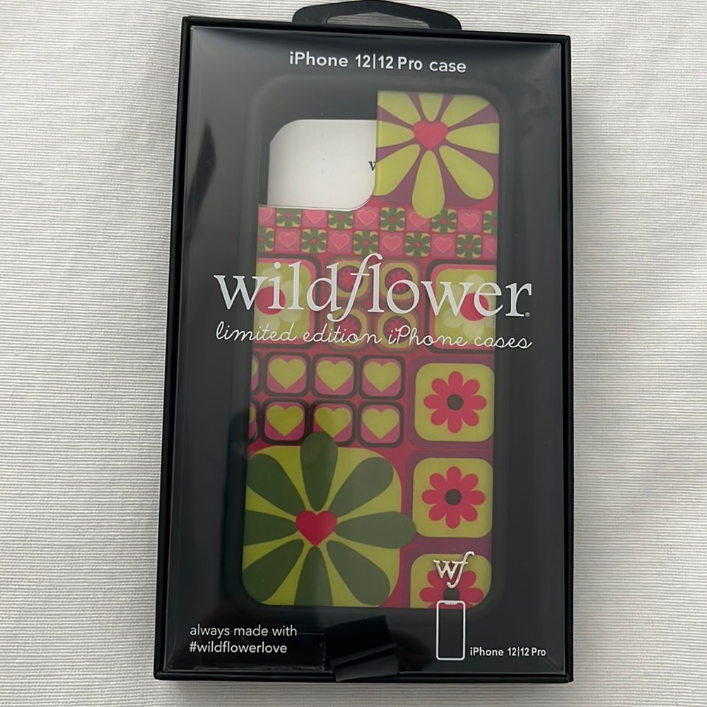 WILDFLOWER-iPhone 12/12Pro Limited Edition Flower Funk Case-Never Used